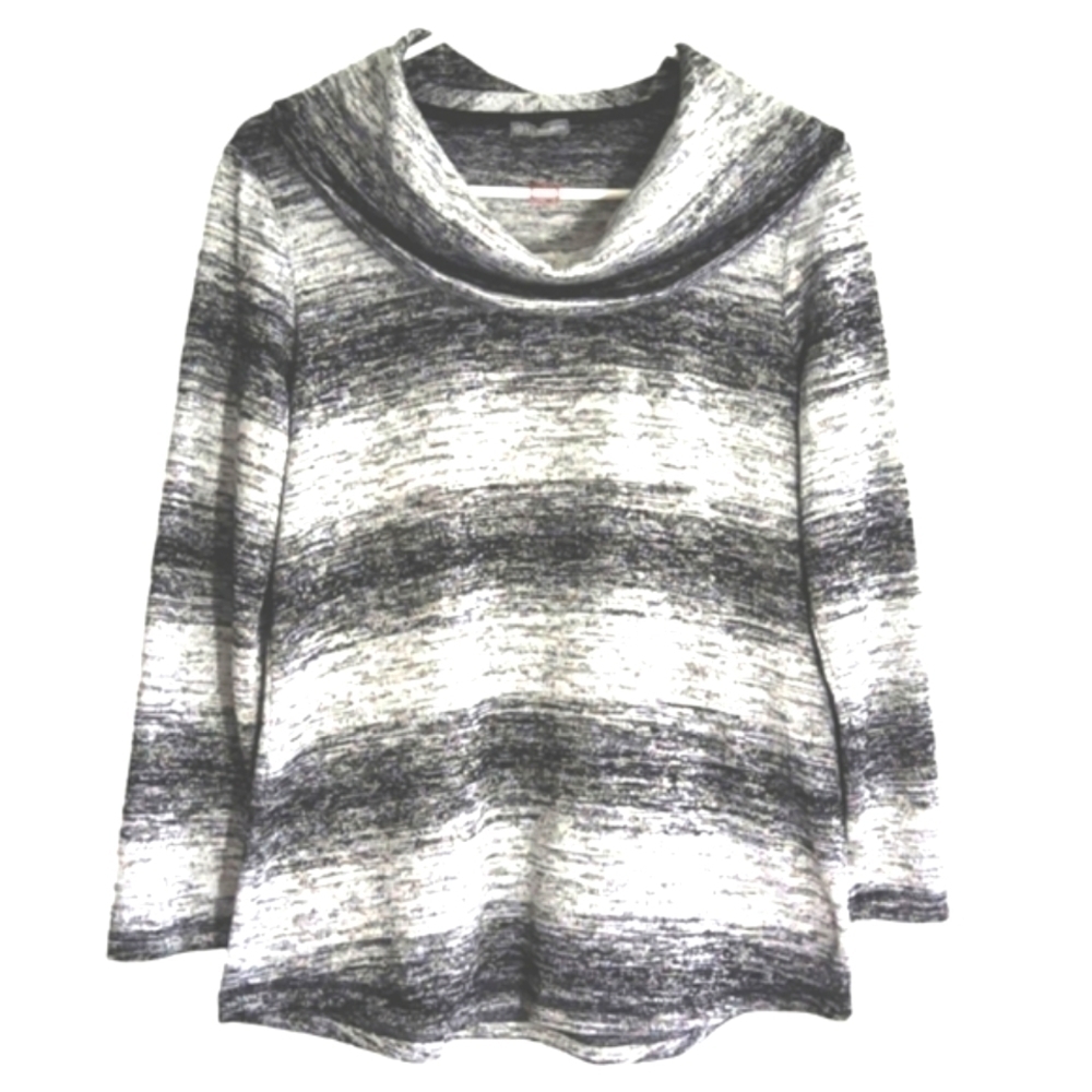 TALBOTS Gray Cowl Neck Sweater